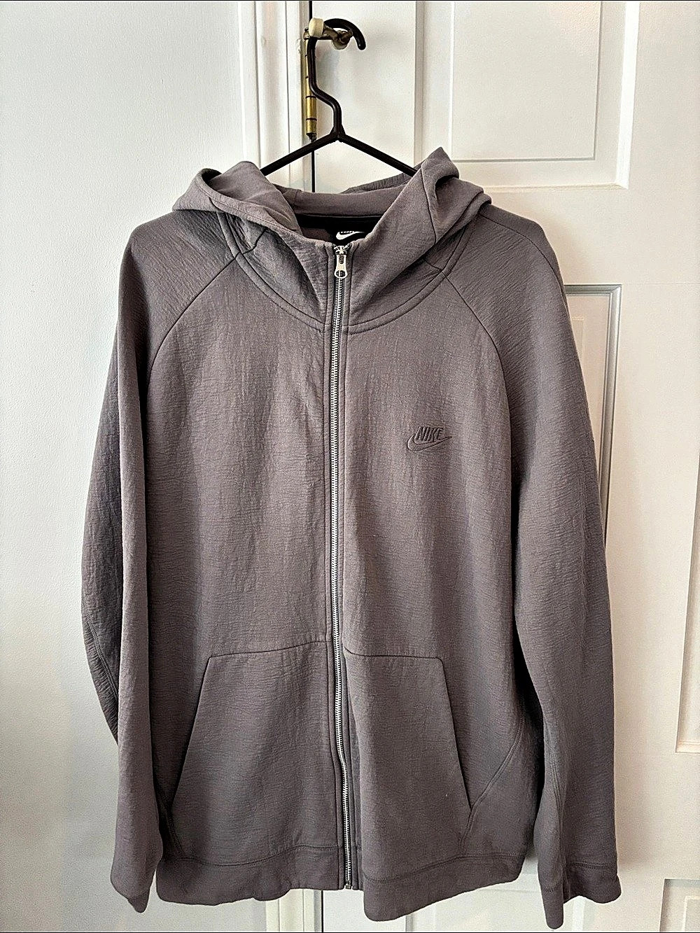 Nike Dri-FIT UV Primary Full-Zip Hoodie Gray